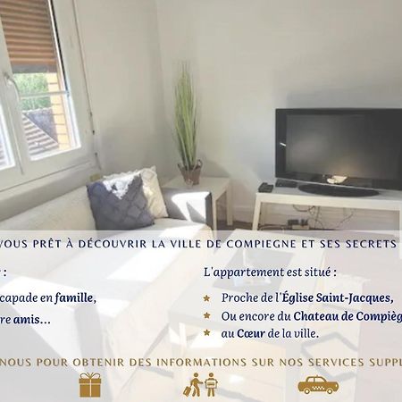 L'ensoleillé de Compiègne - Lumineux&Spacieux Esterno foto